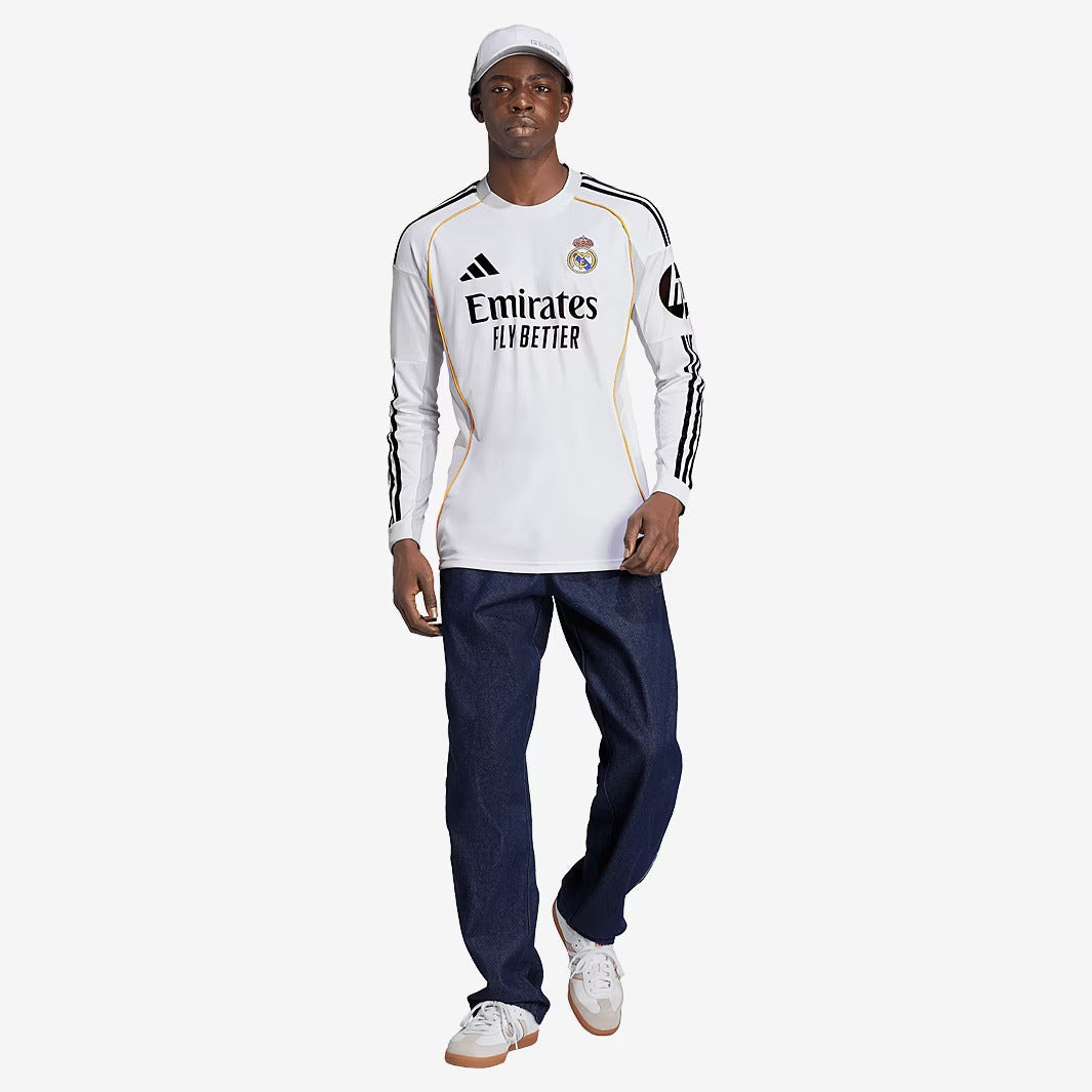 Maillot adidas Real Madrid 2025/26 I Manches longues