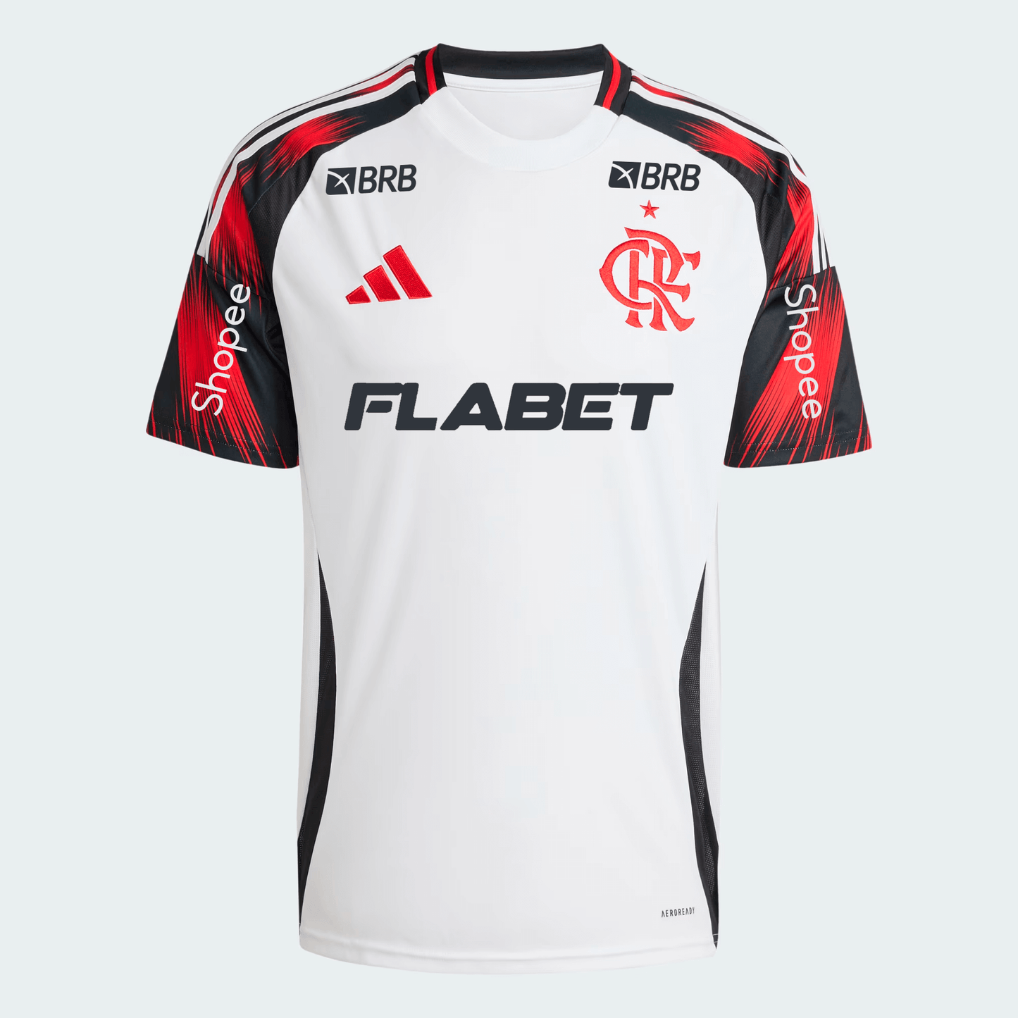 Maillot adidas Flamengo 2025/26 II Com Patrocínios