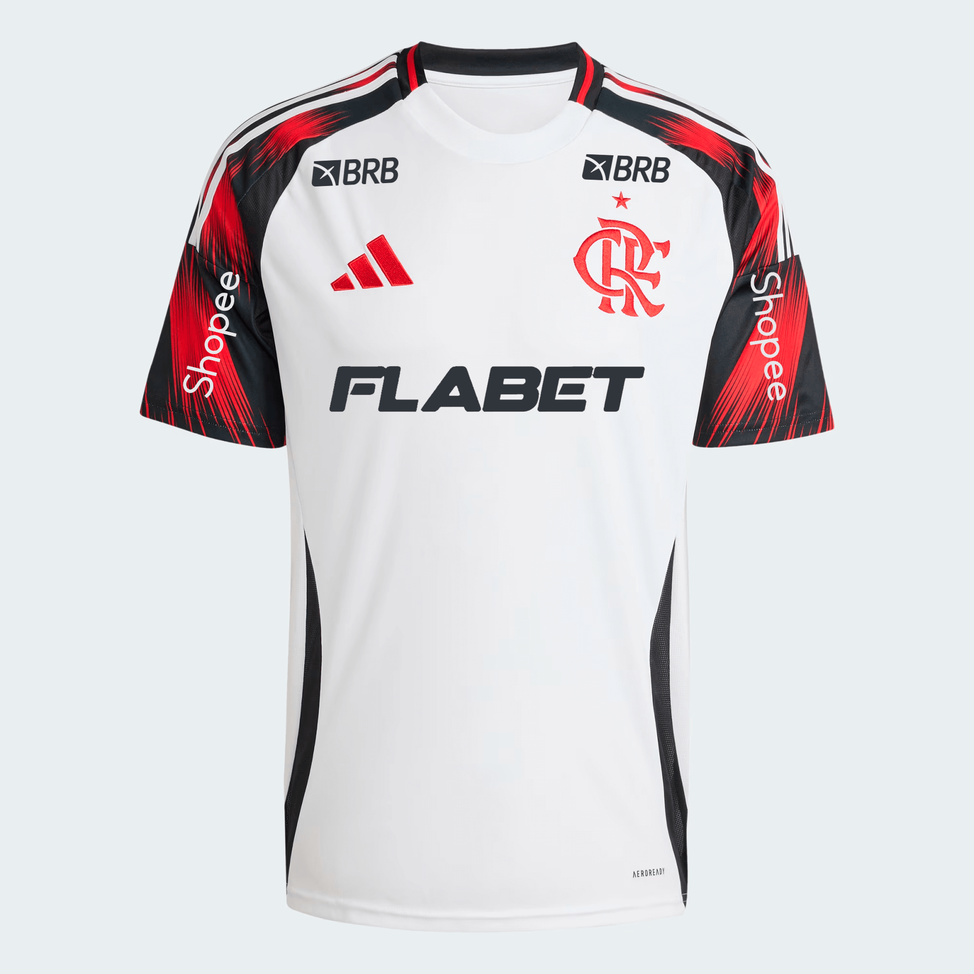 Maillot adidas Flamengo 2025/26 II Com Patrocínios