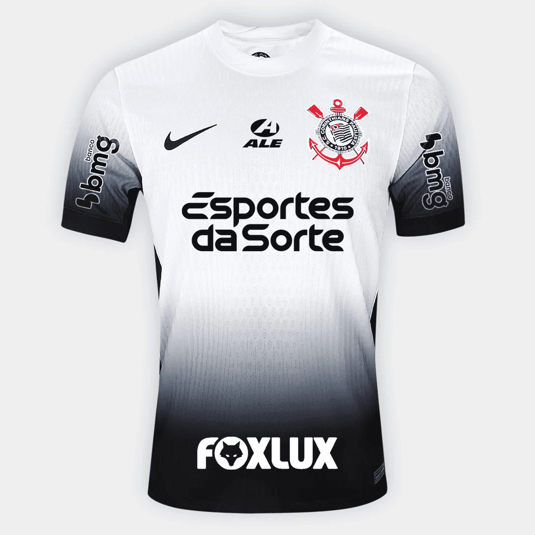 Maillot Nike Corinthians 2024/25 I Version Joueur Com Patrocínios