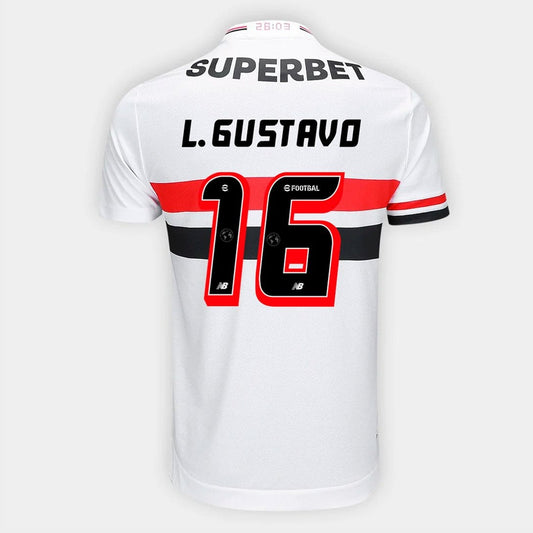 Maillot São Paulo 2025/26 I L. GUSTAVO N° 16