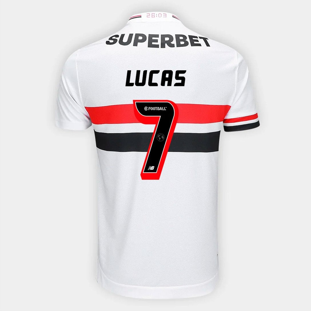 Maillot São Paulo 2025/26 I LUCAS N° 7