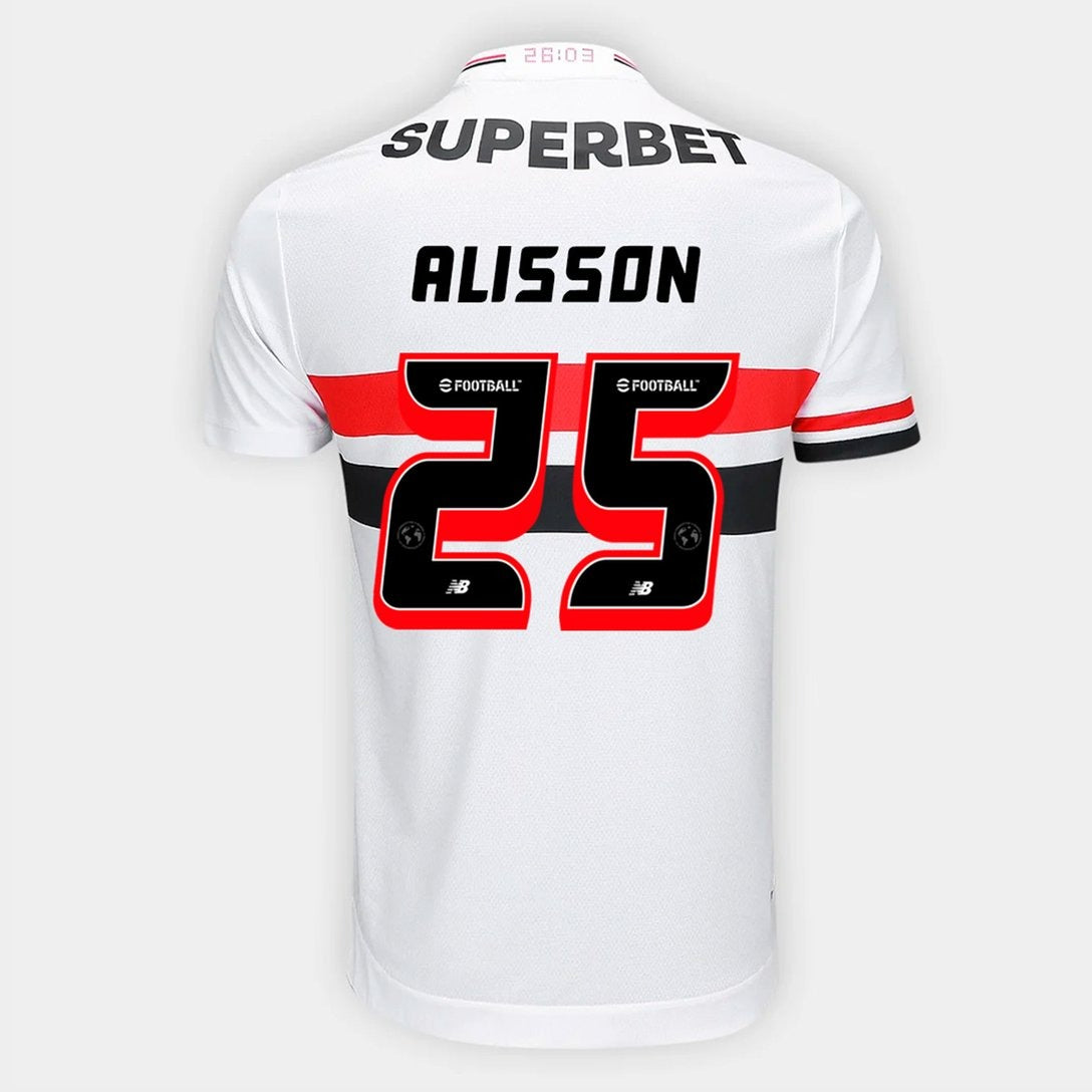 Maillot São Paulo 2025/26 I ALISSON N° 25