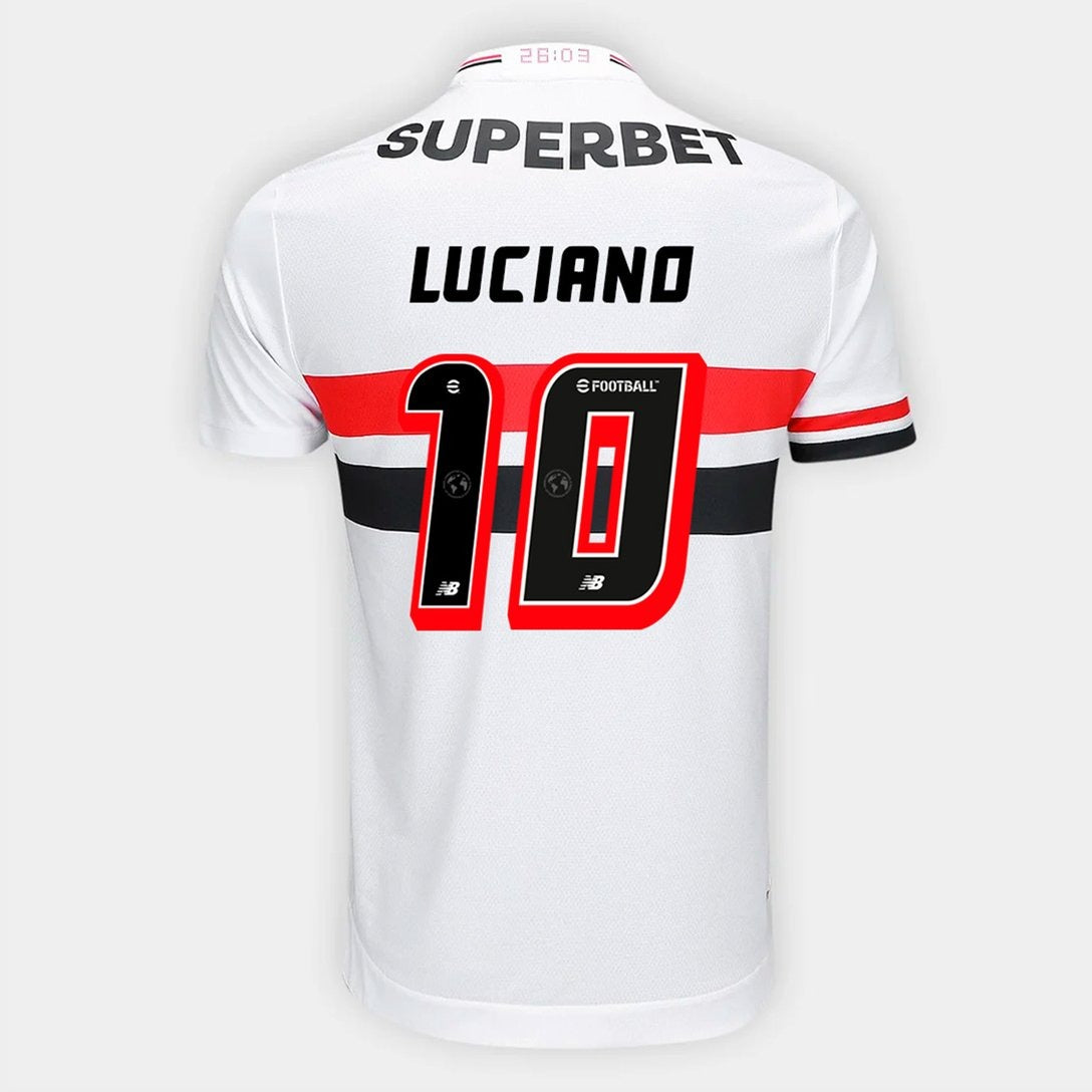 Maillot São Paulo 2025/26 I LUCIANO N° 10