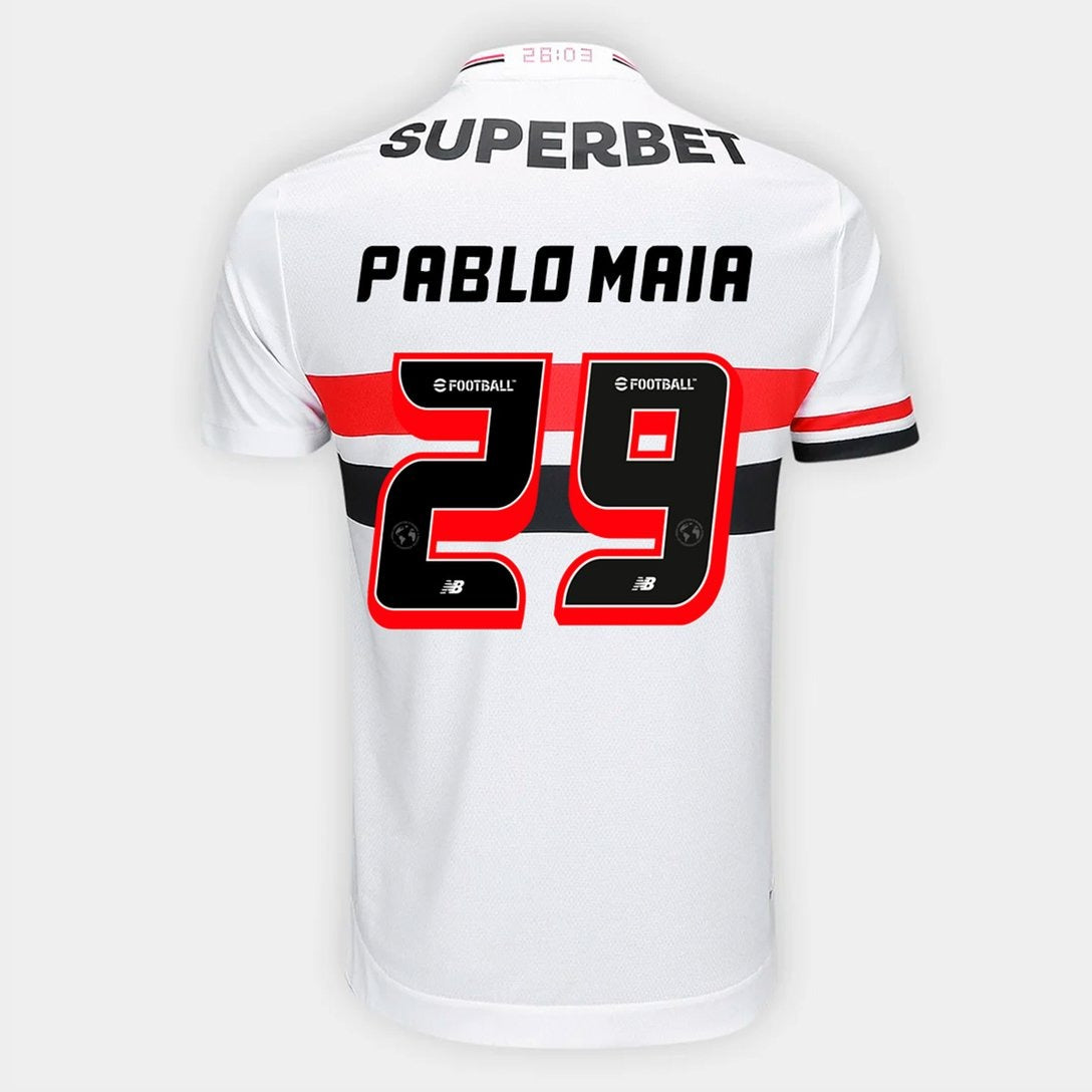 Maillot São Paulo 2025/26 I PABLO MAIA N° 29