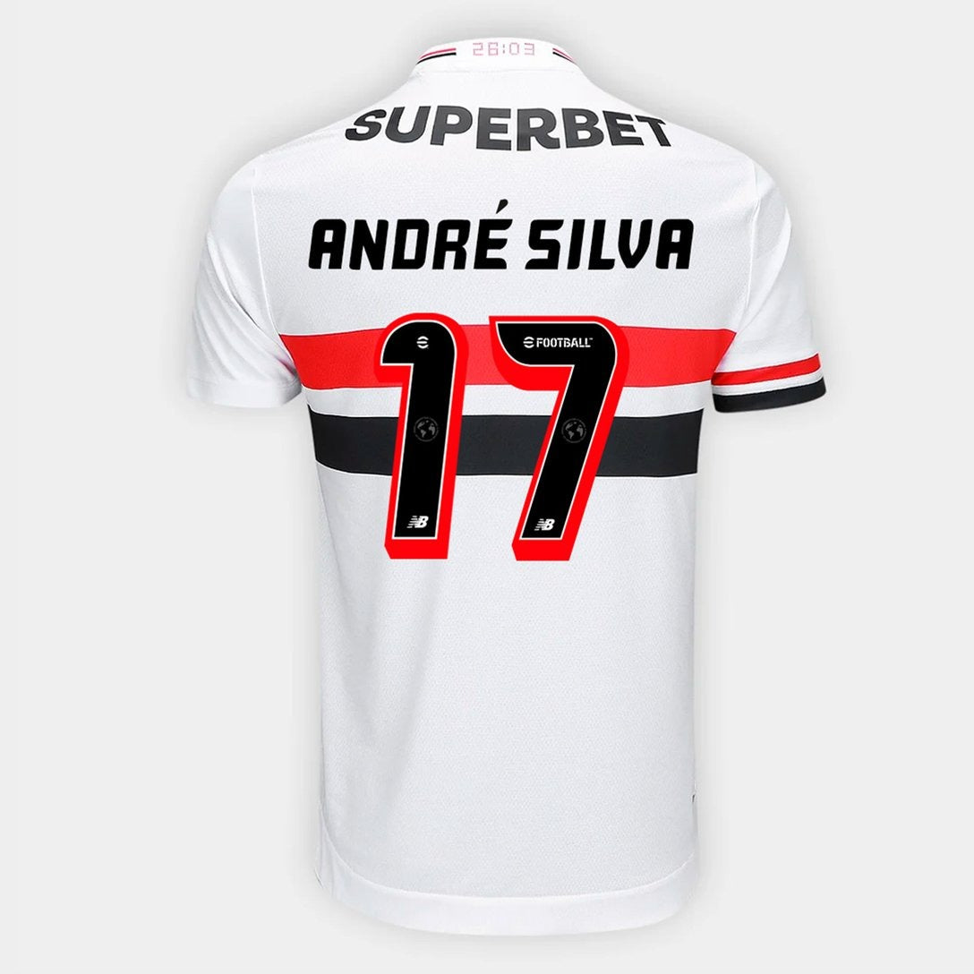Maillot São Paulo 2025/26 I ADRÉ SILVA N° 17