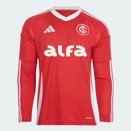Maillot adidas Internacional Manga Longa 2025/26 I Com Patrocínios