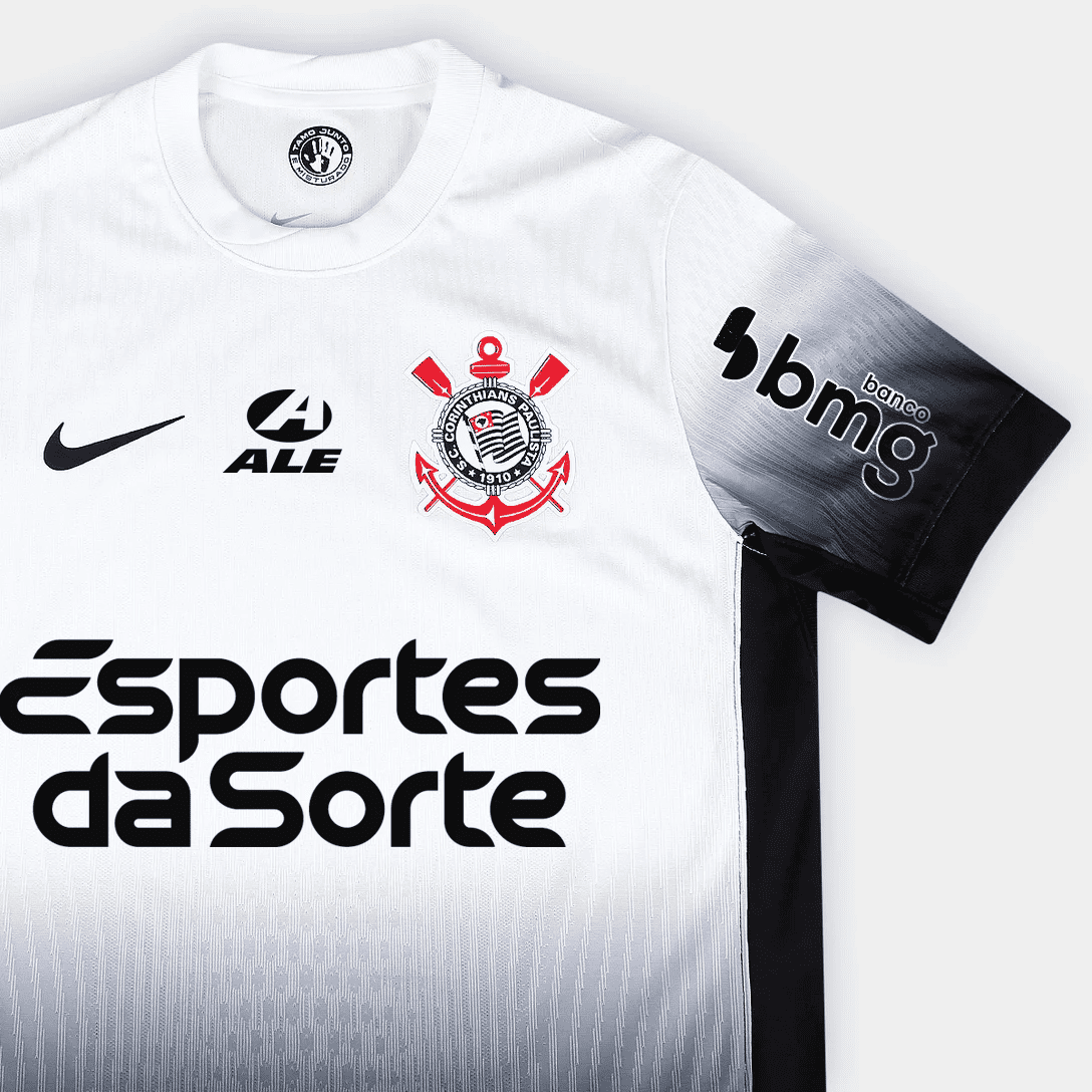 Maillot Nike Corinthians 2024/25 I Version Joueur Com Patrocínios