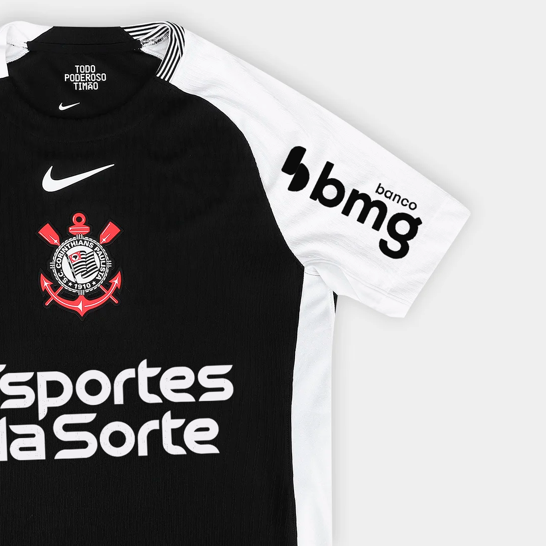 Maillot Nike Corinthians 2025/26 II Version Joueur Com Patrocínios