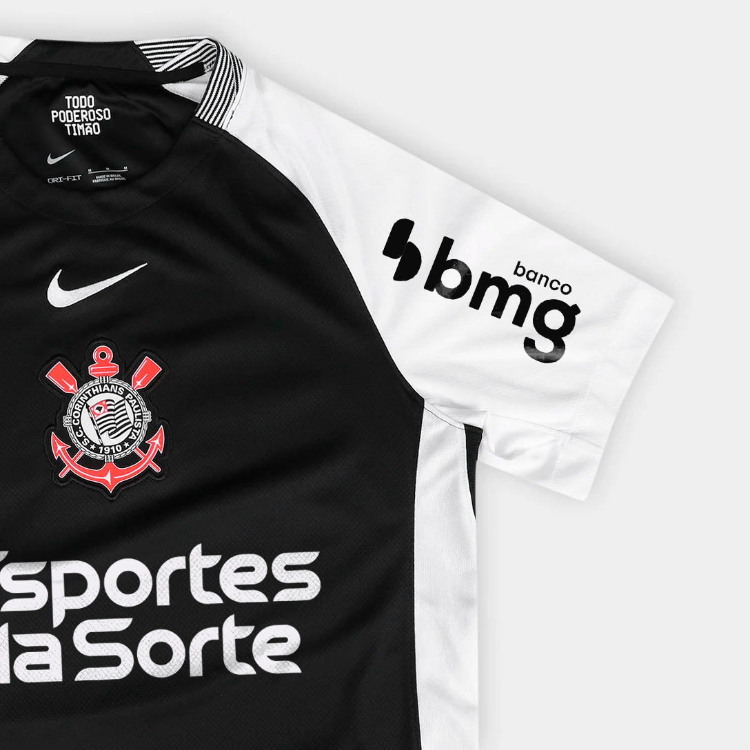 Maillot Femme Nike Corinthians 2025/26 II Version Supporter Com Patrocínios