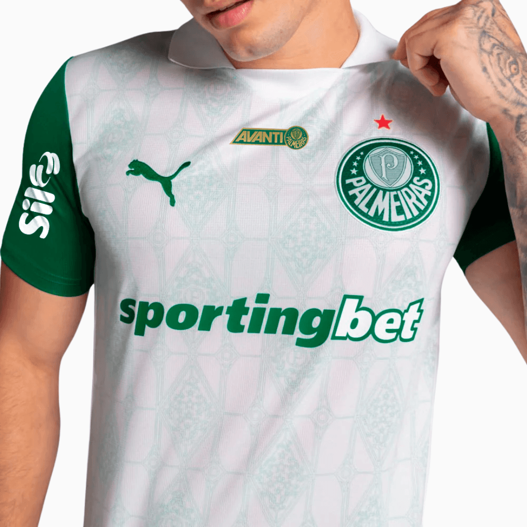 Maillot Puma Palmeiras 2025/26 II Com Patrocínios