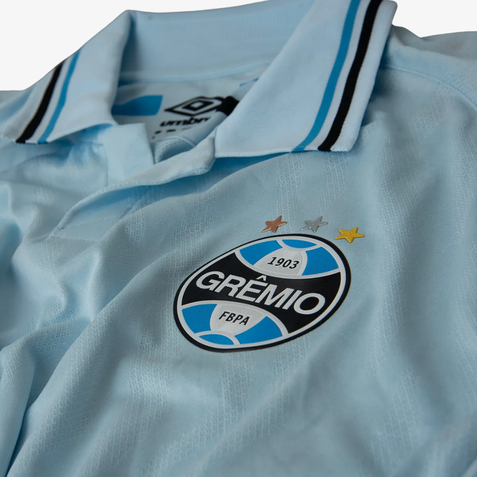 Maillot Umbro Grêmio 2025/26 II Azul Celeste Version Joueur