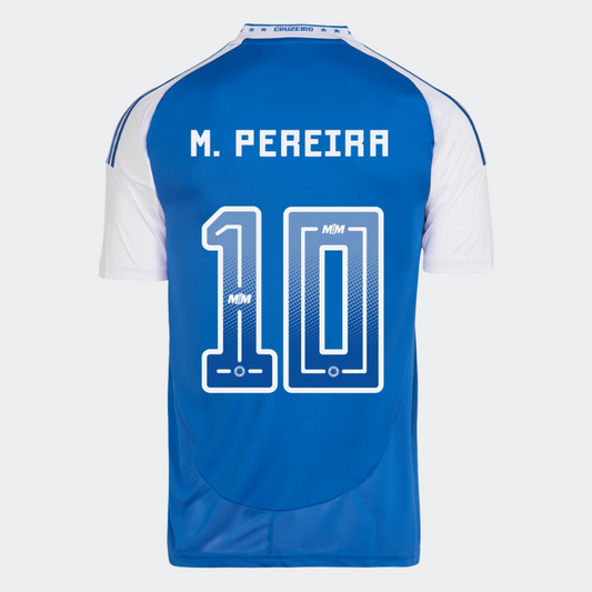 Maillot adidas Cruzeiro 2025/26 I - M. PEREIRA Nº 10