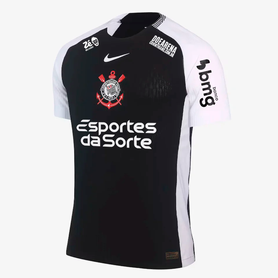 Maillot Nike Corinthians 2025/26 II Version Joueur Com Patrocínios