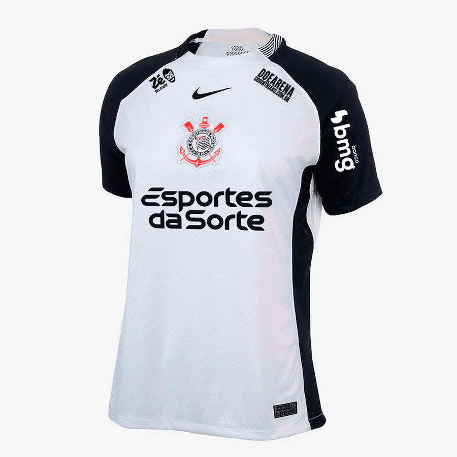 Maillot Femme Nike Corinthians 2025/26 I Version Supporter Com Patrocínios