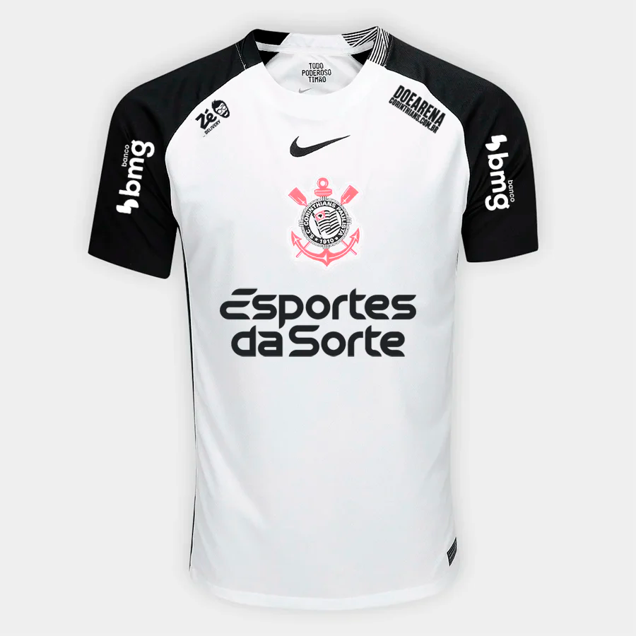 Maillot Nike Corinthians 2025/26 I Version Supporter Com Patrocínios