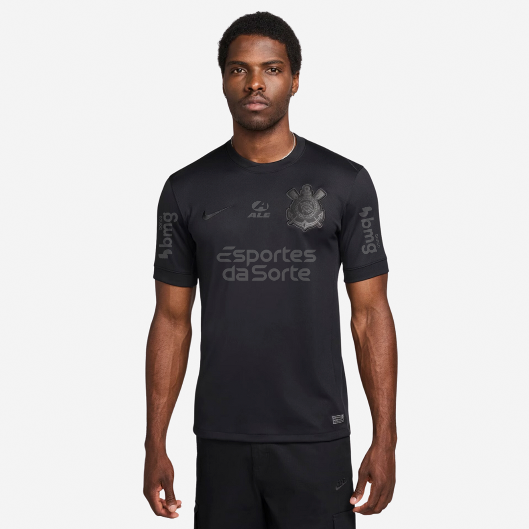 Maillot Nike Corinthians 2024/25 II Version Supporter Com Patrocínios