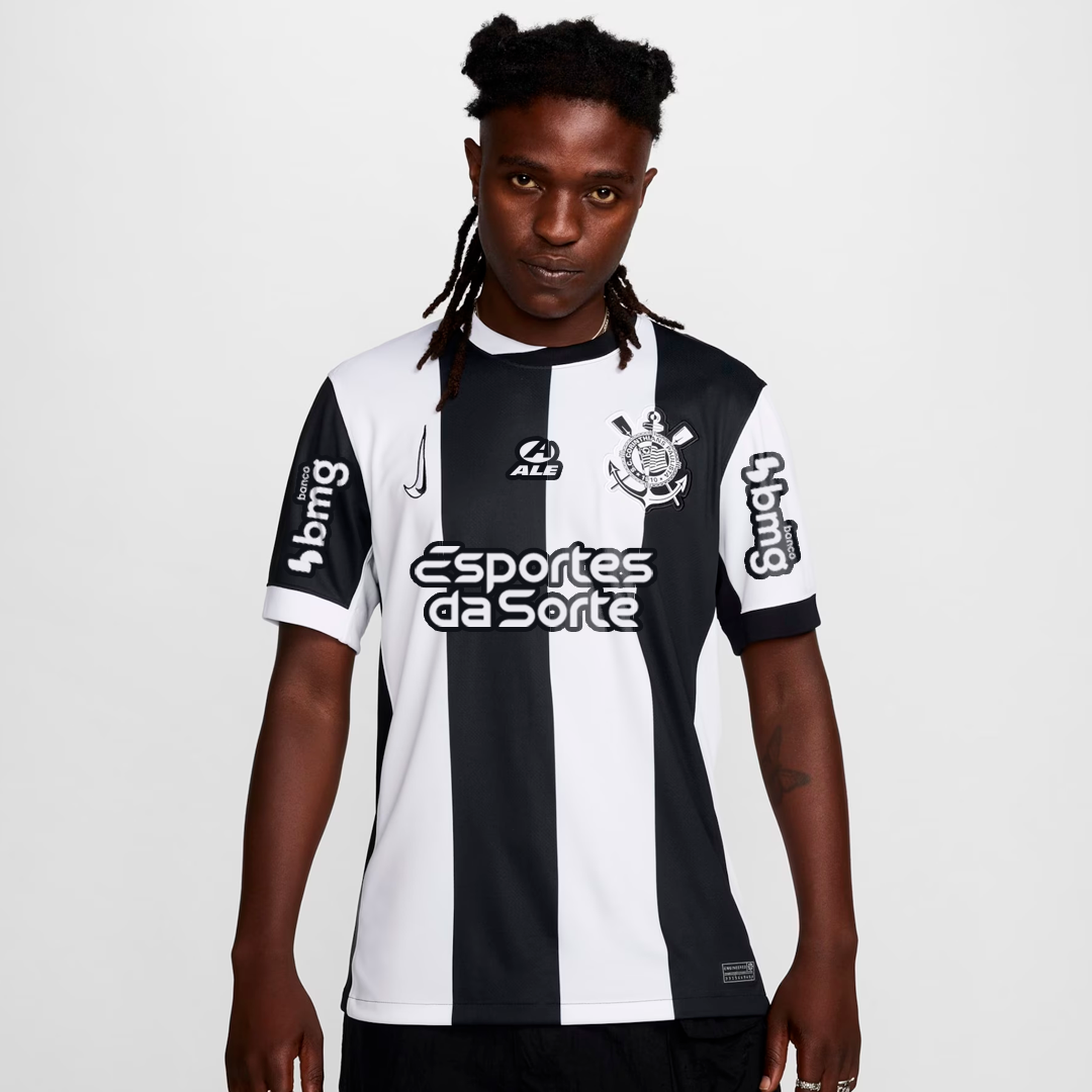 Maillot Nike Corinthians 2024/25 III Version Supporter Com Patrocínios