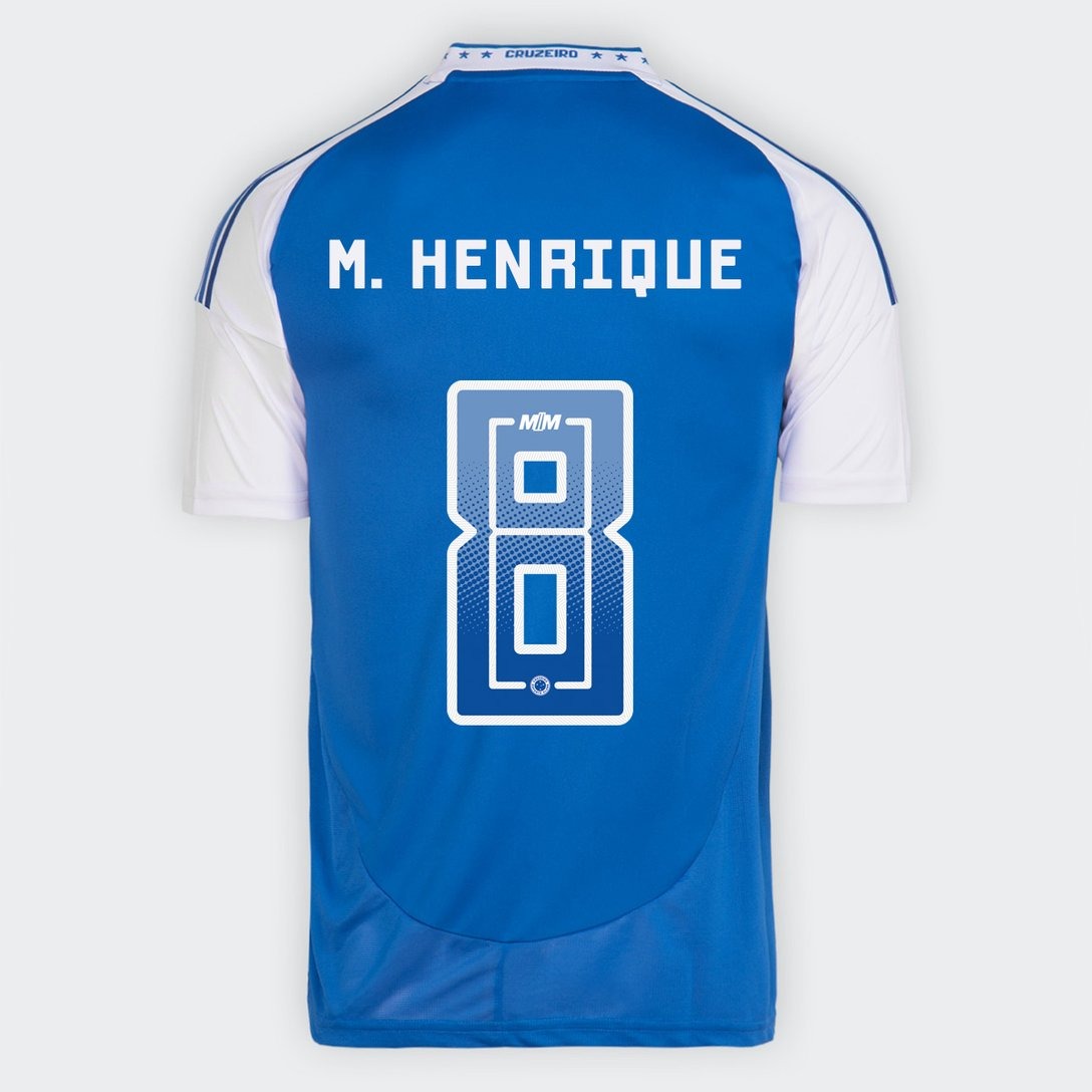 Maillot adidas Cruzeiro 2025/26 I M. HENRIQUE N° 8