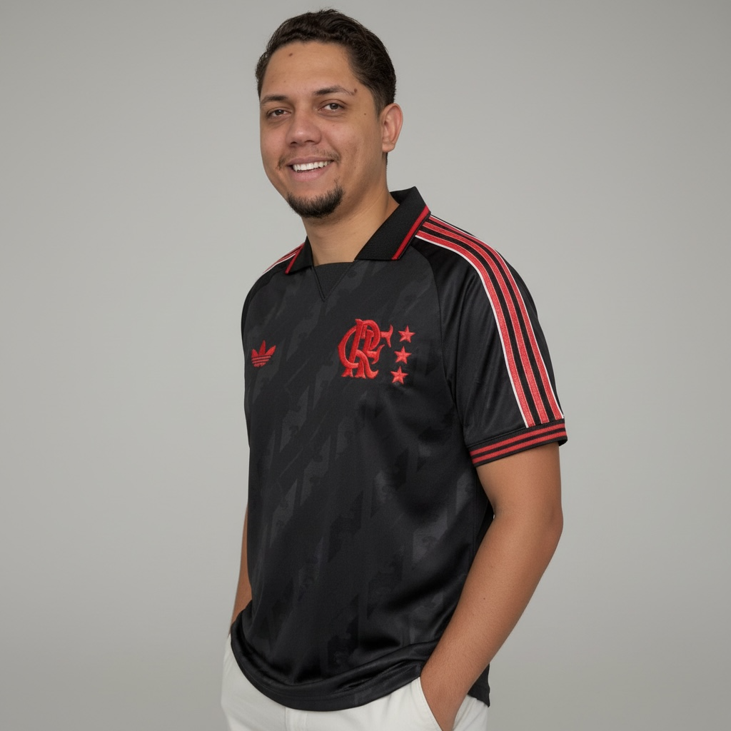 Maillot Flamengo Lifestyler 25/26 adidas Homme - Preto