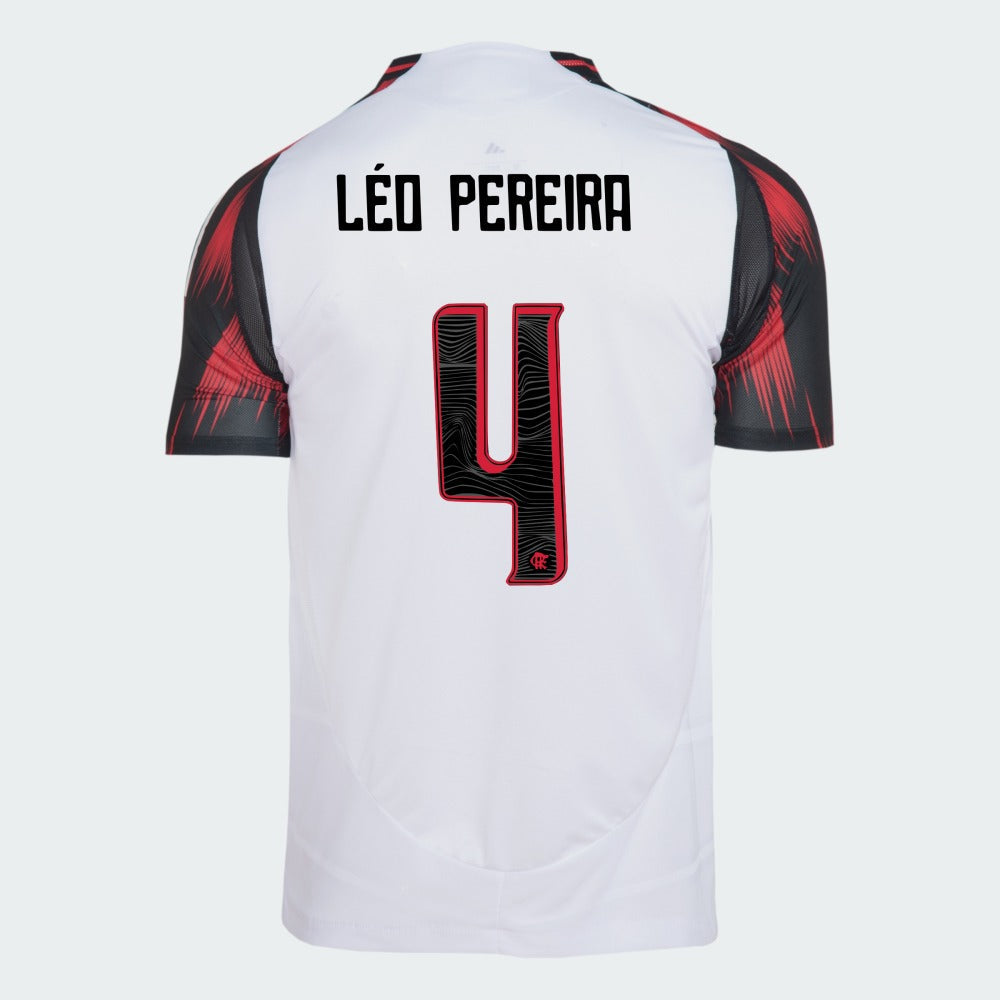 Maillot adidas Flamengo 2025/26 II LÉO PEREIRA N° 4