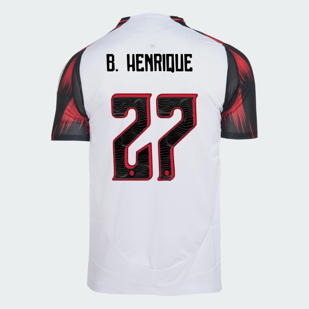 Maillot adidas Flamengo 2025/26 II B. HENRIQUE N° 27