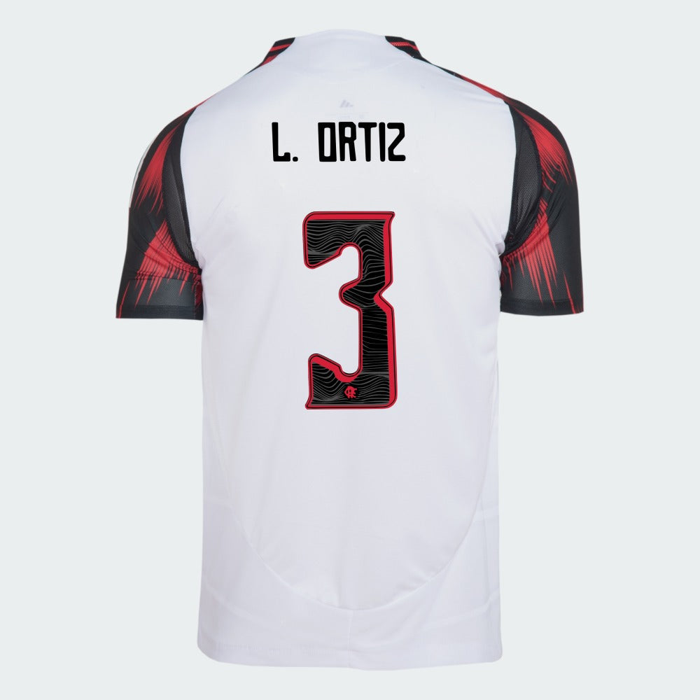 Maillot adidas Flamengo 2025/26 II LÉO ORTIZ N° 3