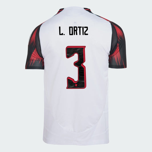Maillot adidas Flamengo 2025/26 II LÉO ORTIZ N° 3