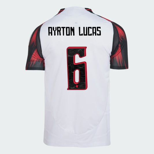 Maillot adidas Flamengo 2025/26 II AYRTON LUCAS N° 6