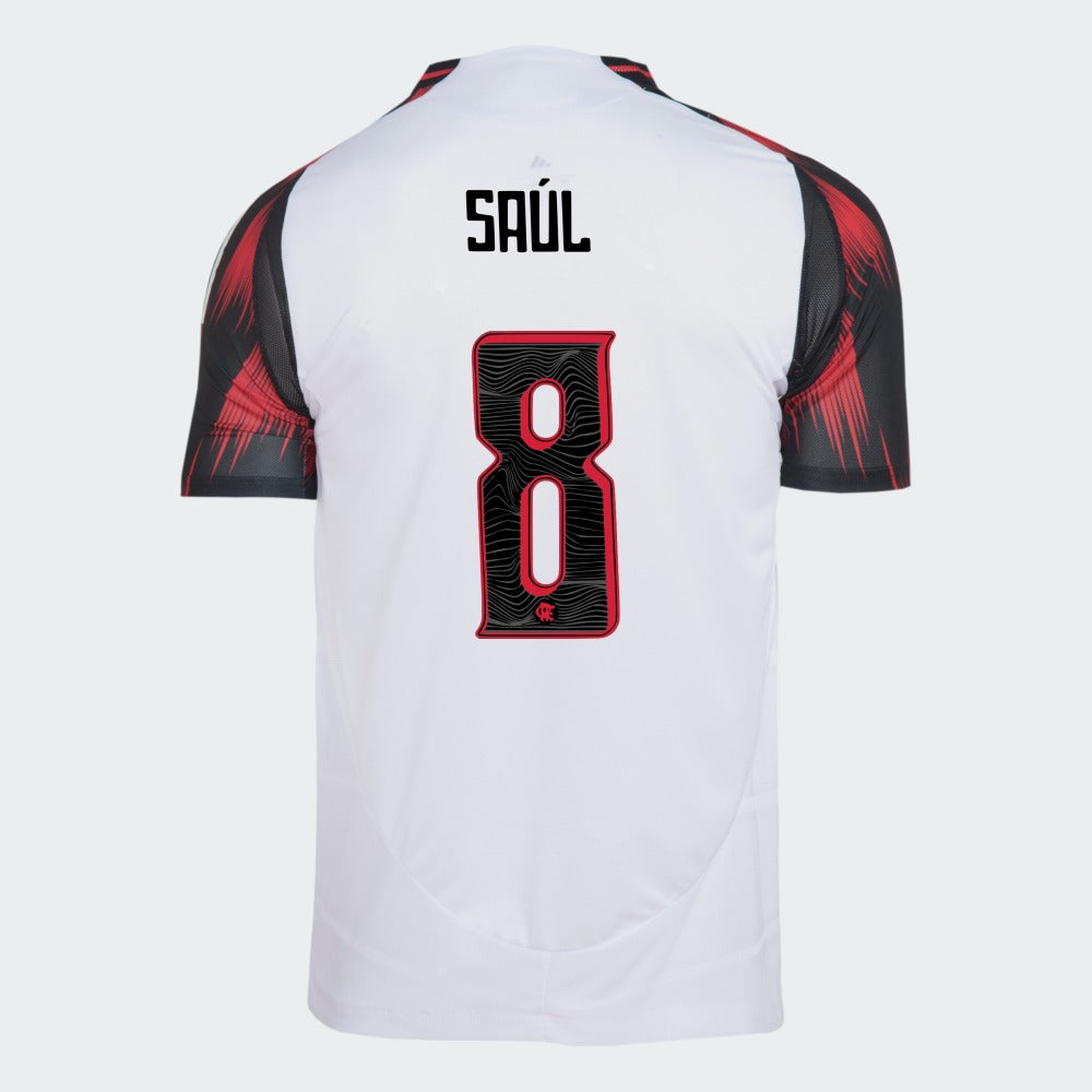 Maillot adidas Flamengo 2025/26 II SAÚL N° 8