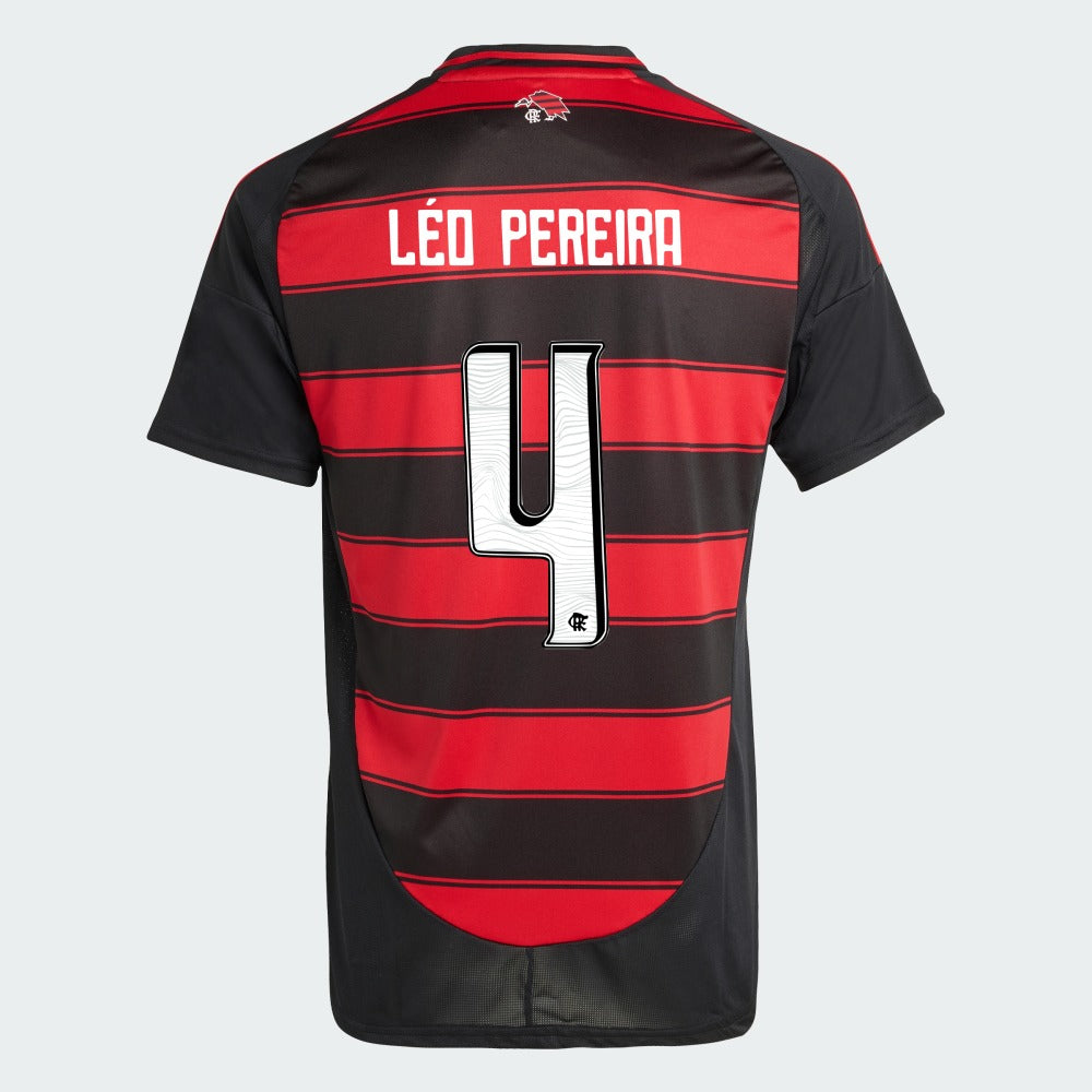 Maillot adidas Flamengo 2025/26 I LÉO PEREIRA N° 4