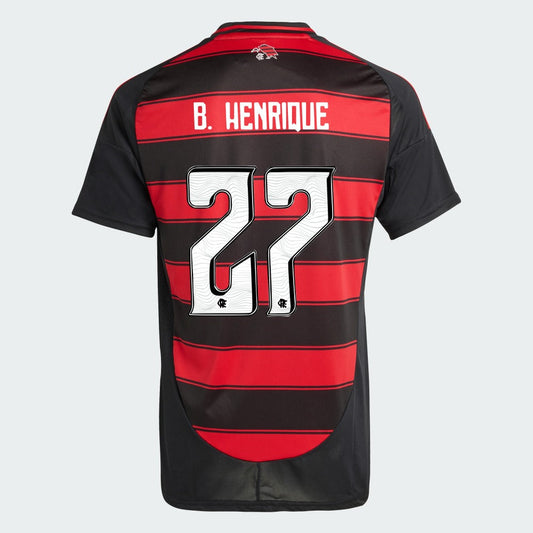 Maillot adidas Flamengo 2025/26 I B. HENRIQUE N° 27