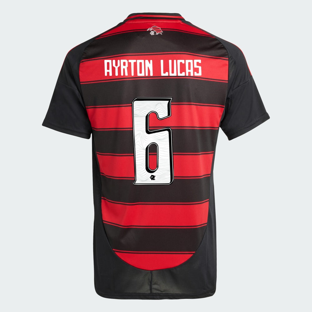 Maillot adidas Flamengo 2025/26 I AYRTON LUCAS N° 6