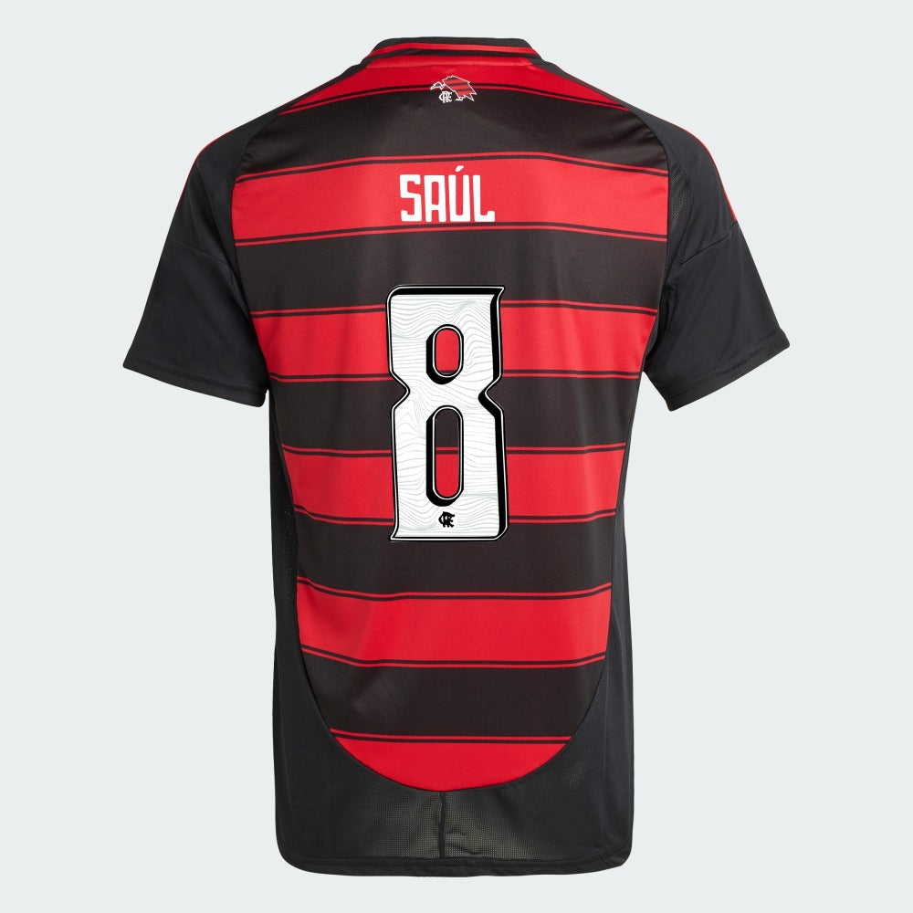 Maillot adidas Flamengo 2025/26 I SAÚL N° 8