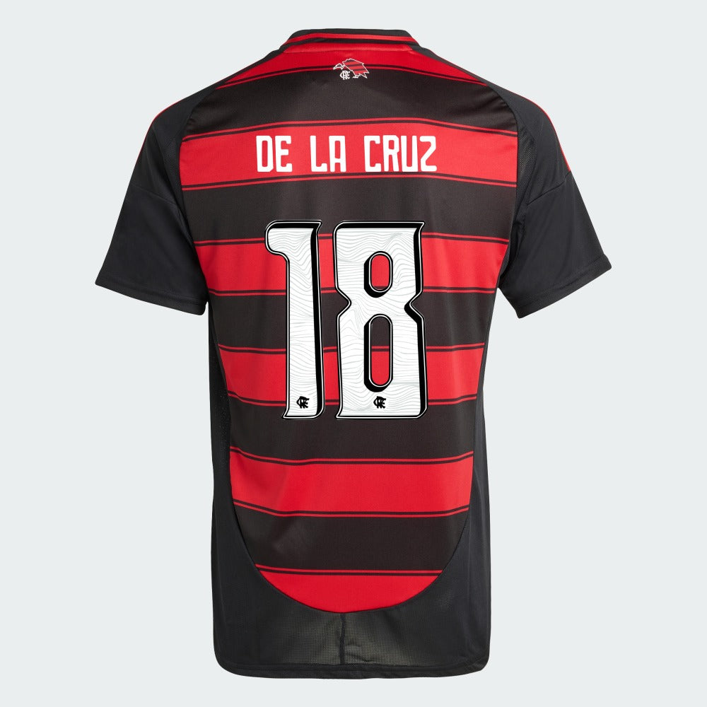 Maillot adidas Flamengo 2025/26 I DE LA CRUZ N° 18
