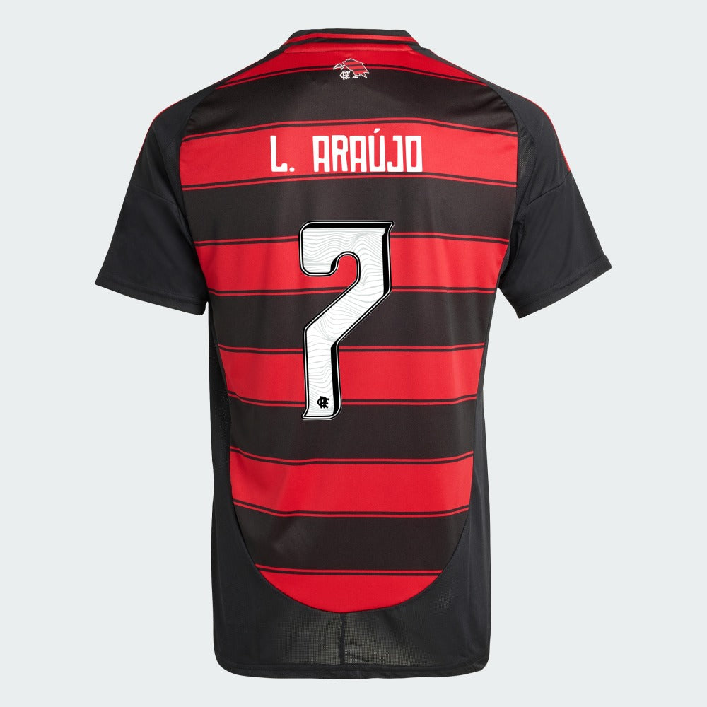 Maillot adidas Flamengo 2025/26 I L. ARAÚJO N° 7