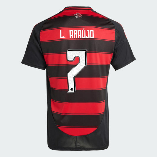 Maillot adidas Flamengo 2025/26 I L. ARAÚJO N° 7