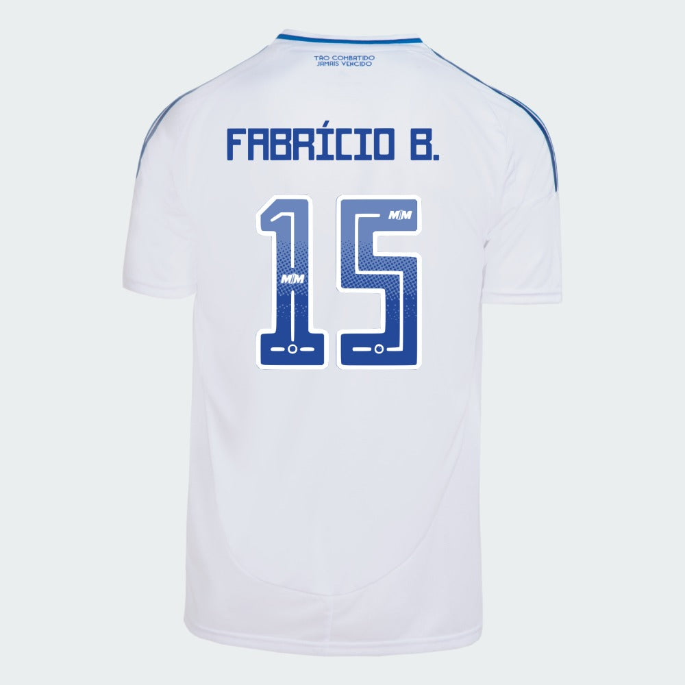 Maillot adidas Cruzeiro 2025/26 II FABRICIO B. N° 15