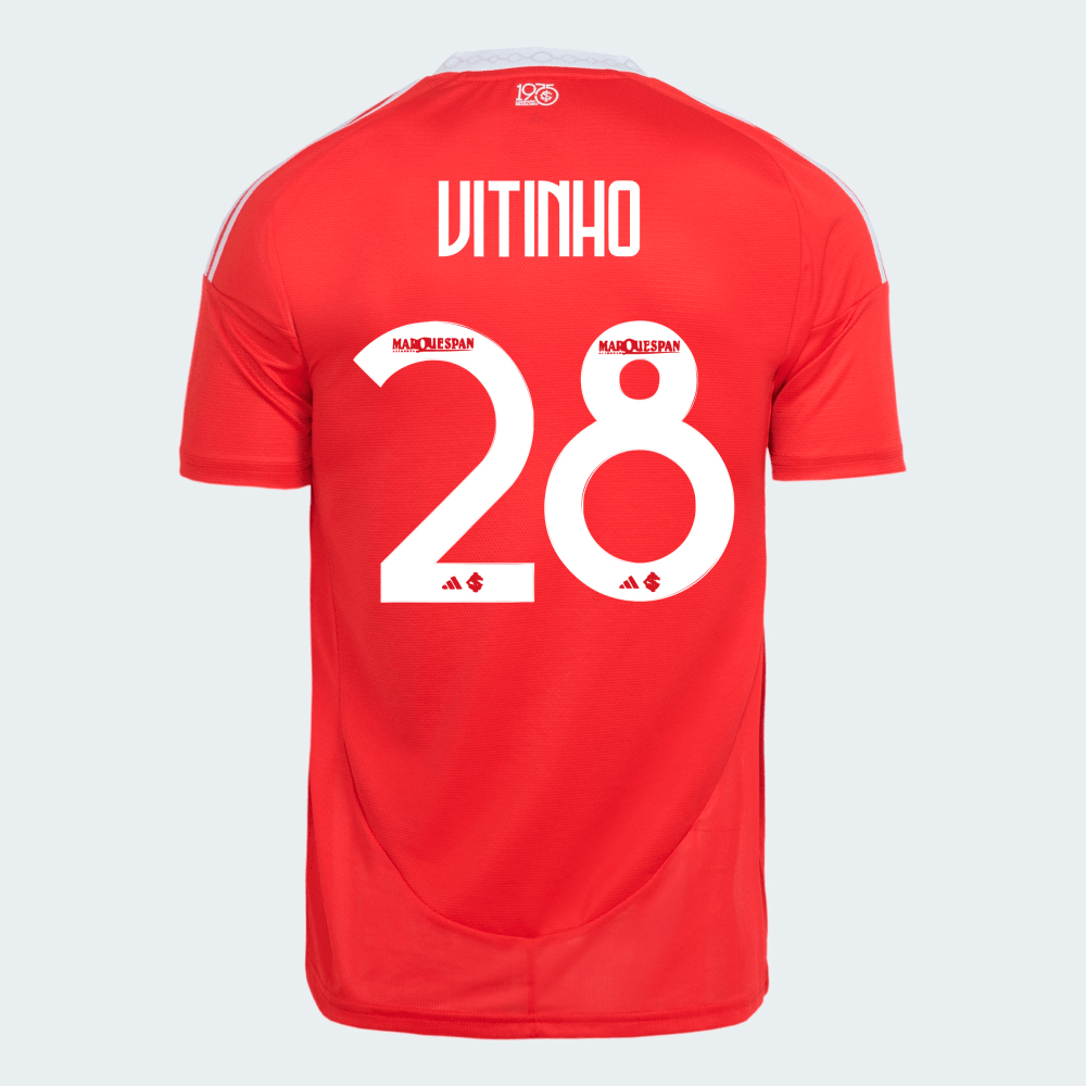 Maillot adidas Internacional 2025/26 I - Vitinho N° 28