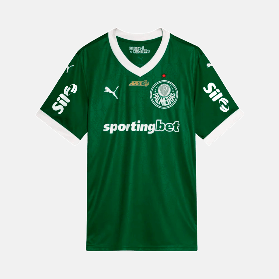 Maillot Puma Palmeiras 2025/26 I Com Patrocínios