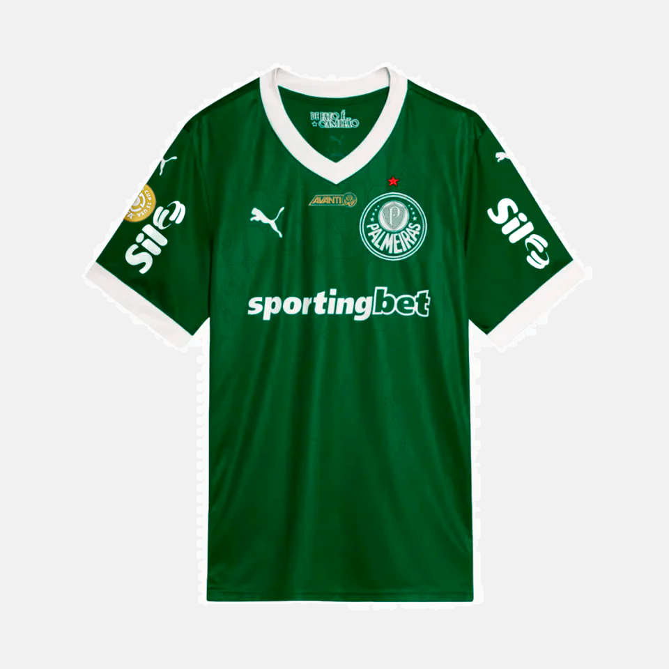 Maillot Puma Palmeiras 2025/26 I Com Patrocínios