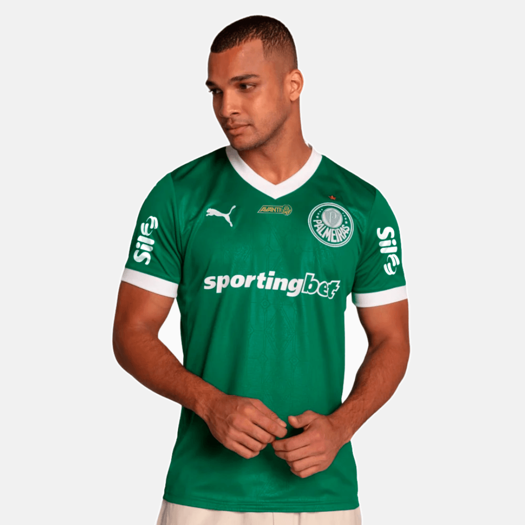 Maillot Puma Palmeiras 2025/26 I Com Patrocínios