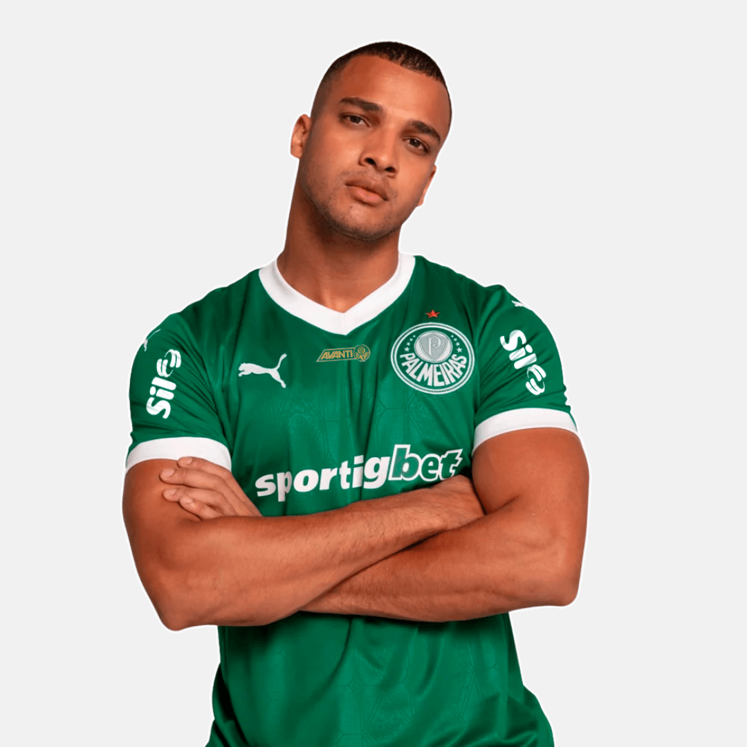 Maillot Puma Palmeiras 2025/26 I Com Patrocínios