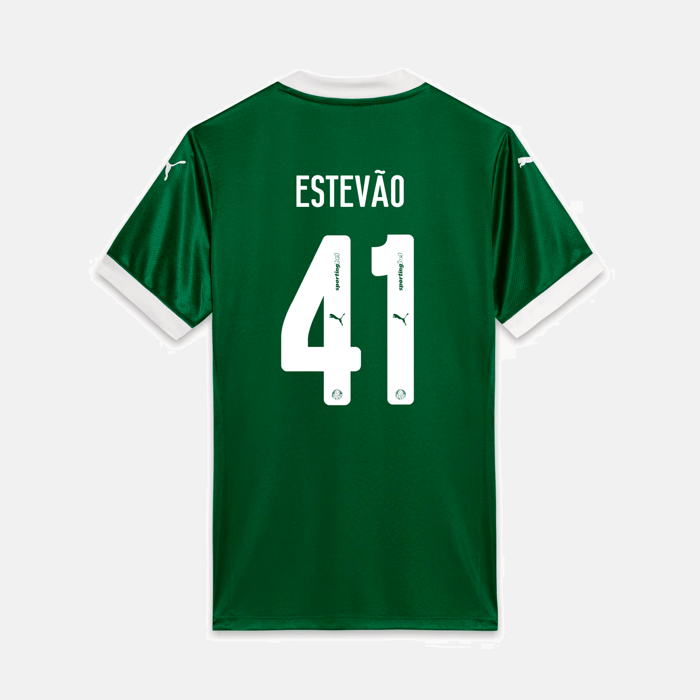 Maillot Puma Palmeiras 2025/26 I - Estevão N° 41