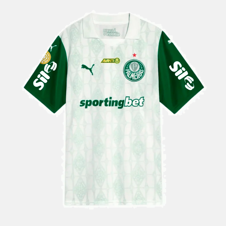 Maillot Puma Palmeiras 2025/26 II Com Patrocínios
