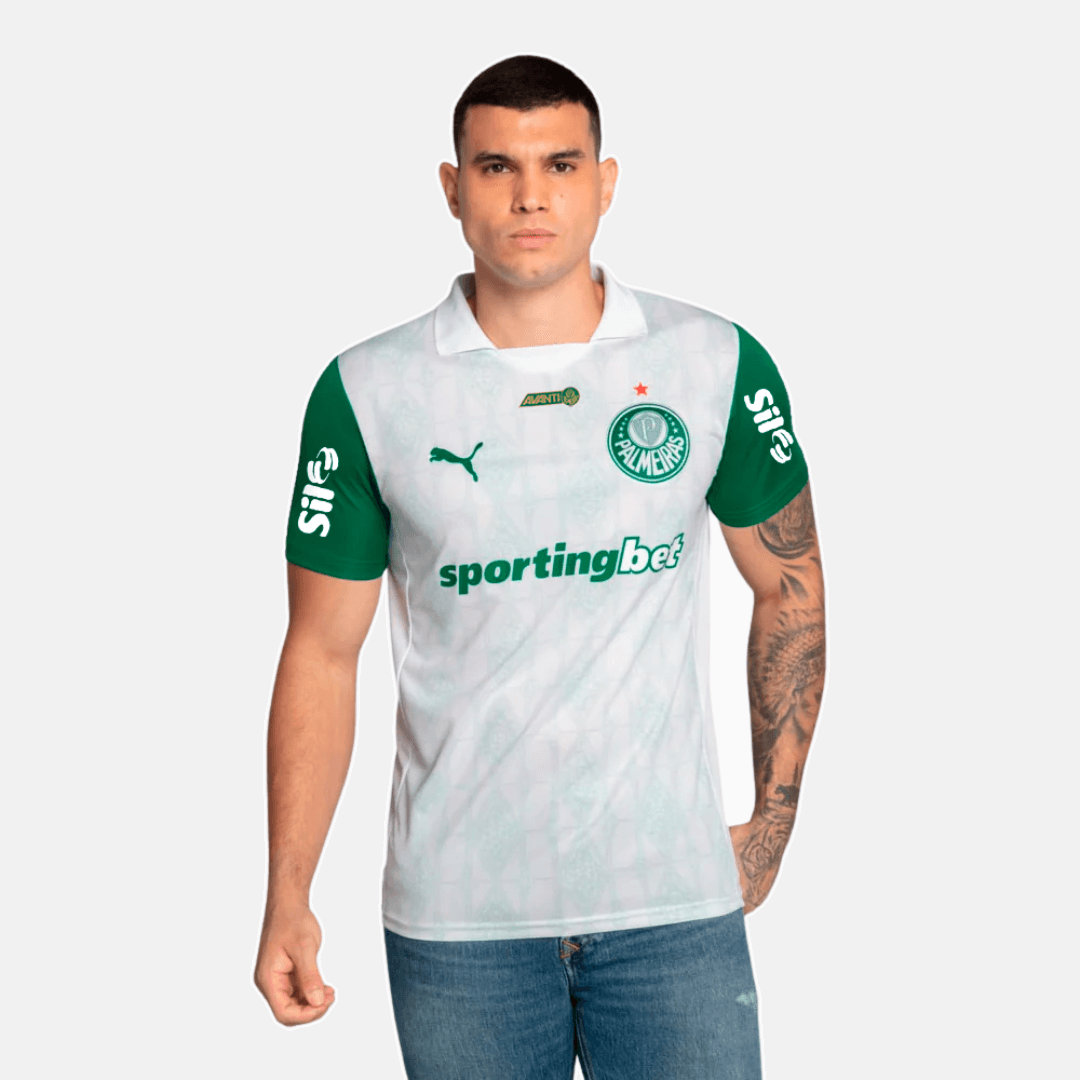 Maillot Puma Palmeiras 2025/26 II Com Patrocínios