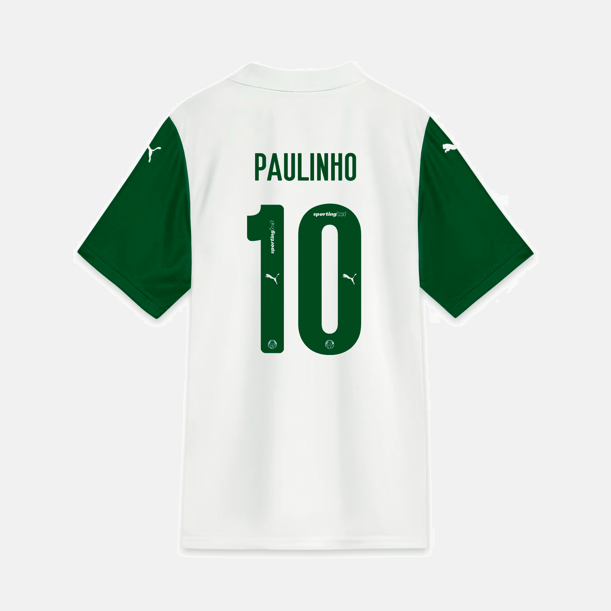 Maillot Puma Palmeiras 2025/26 II - Paulinho N° 10