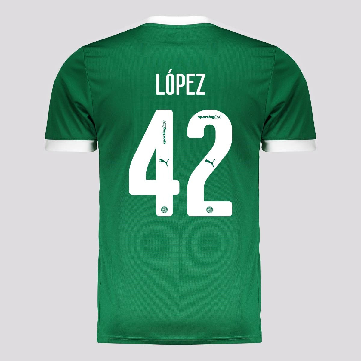 Maillot Puma Palmeiras 2025/26 I - LÓPEZ N° 42
