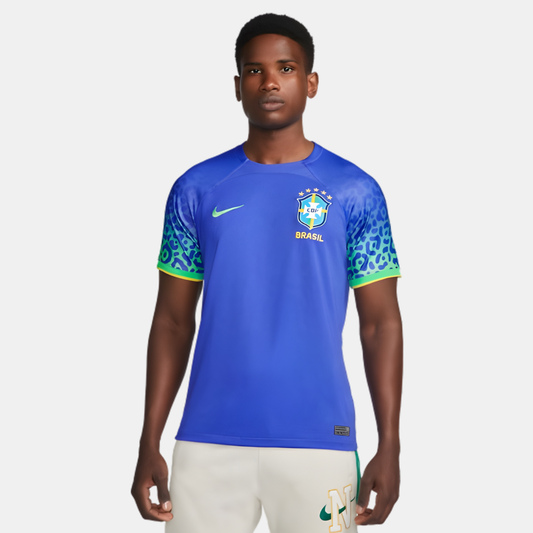 Maillot Brésil II 2022 Fan Nike Homme - Azul