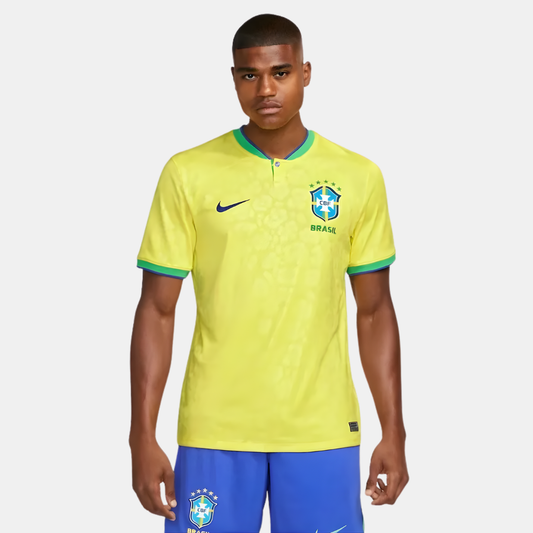 Maillot Brésil I 2022 Fan Nike Homme - Amarela